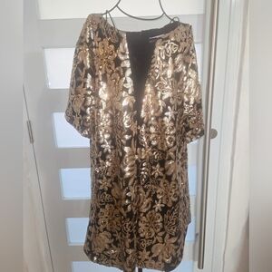 Lovers + Friends Black Floral Dress